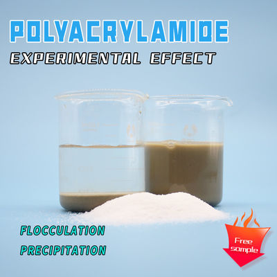 Biały PAM Chemiczne uzdatnianie wody ISO Anionowy proszek poliakryloamidowy